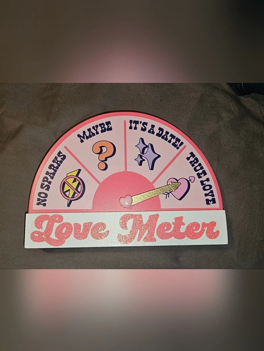 Pink Love Meter Home Decor